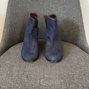 Cole Haan blue booties